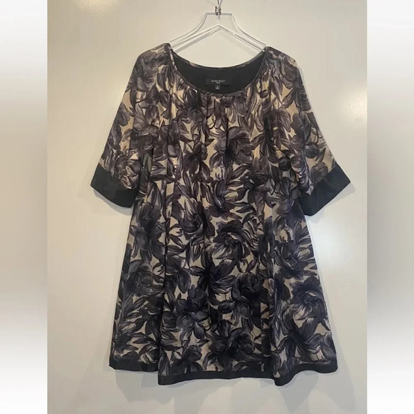 Nine West Silk Floral Print Dress Womens Size 8 (892) - Picture 1 of 4